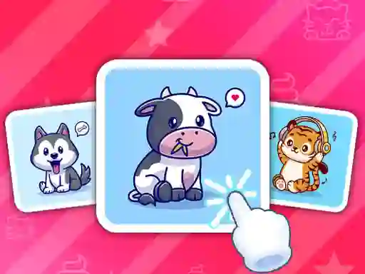 Juego Cute Animal Cards en línea