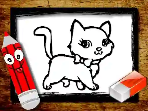 Juego Back to School: Animals Coloring Book en línea
