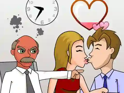 Juego Secret Office Kissing en línea