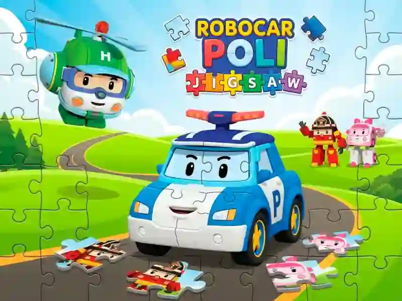 Juego Robocar Poli Jigsaw en línea