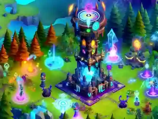 Juego 2D Fantasy Tower Defence en línea