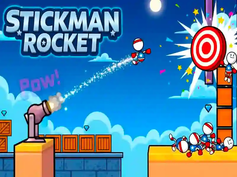 Juego Stickman Rocket en línea