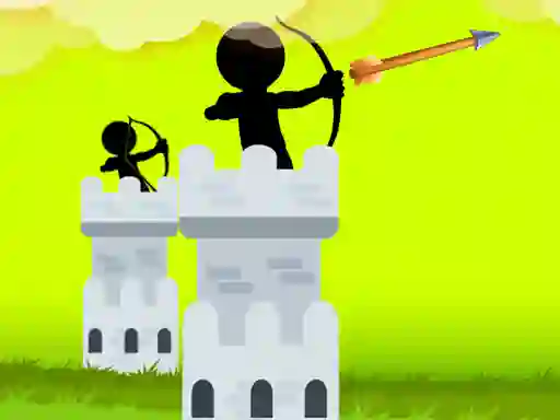 Juego Stickman Archer Castle en línea