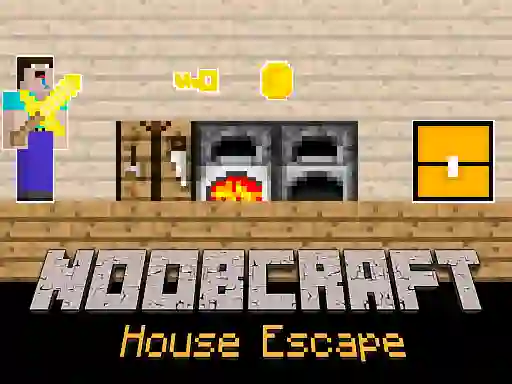 Juego Noobcraft House Escape en línea