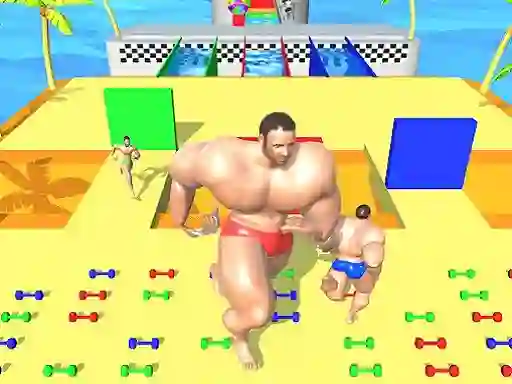 Juego Muscle Race 3D: Smash Running Game en línea