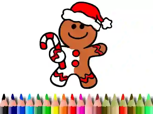 Juego Back To School: Christmas Cookies Coloring en línea