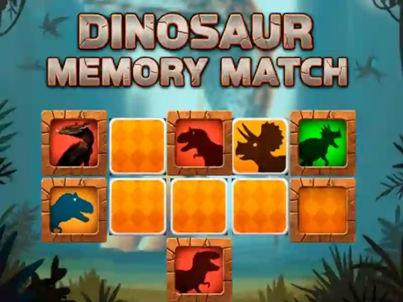 Juego Dinosaur Memory Match en línea