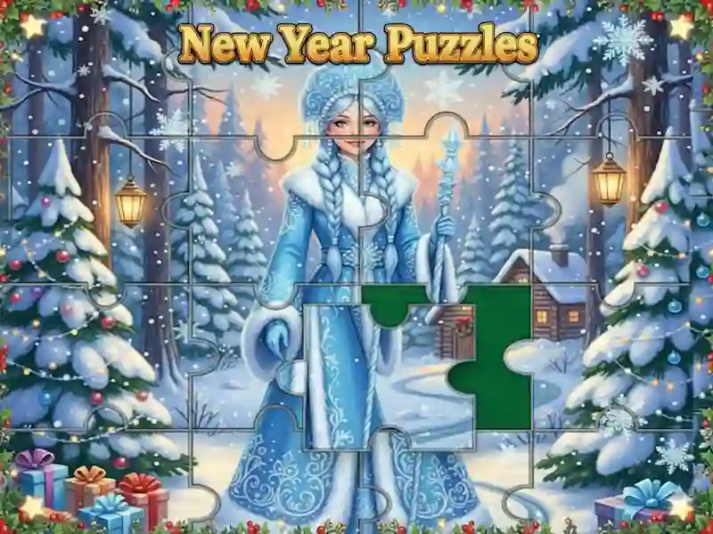Juego New Year Puzzles en línea