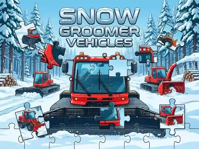 Juego Snow Groomer Vehicles en línea
