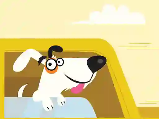 Juego Adorable Puppies in Cars Match 3 en línea