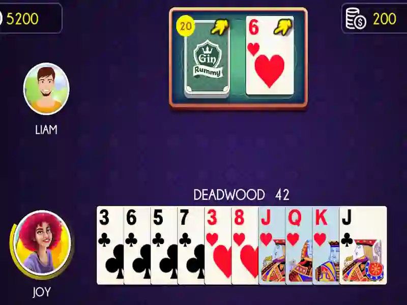 Juego Gin Rummy en línea