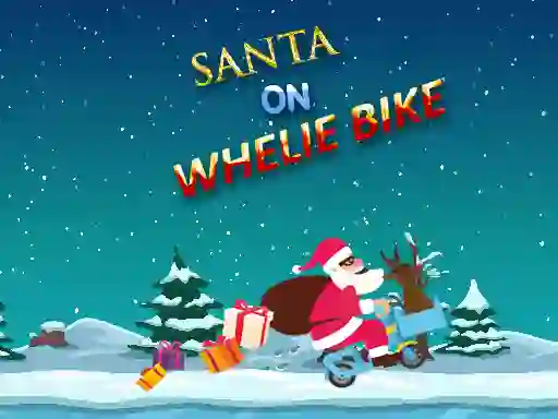 Juego Santa On Wheelie Bike en línea