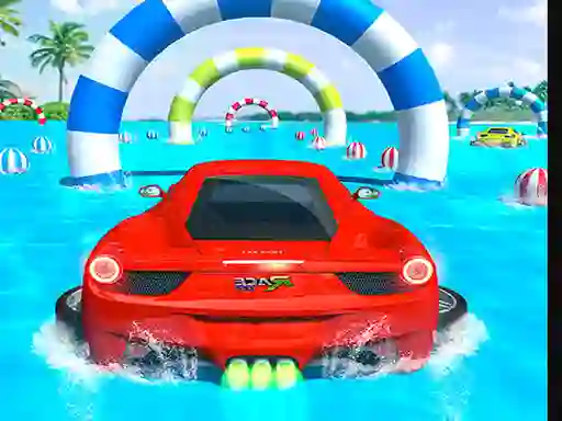 Juego Water Surfing Car Stunts Car Racing en línea