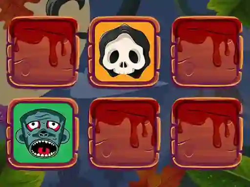 Juego Halloween Faces Memory en línea