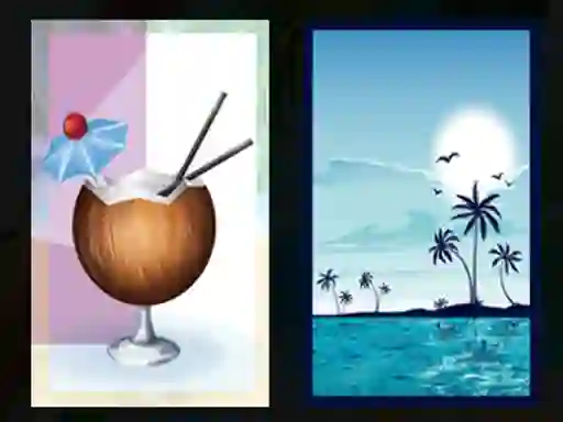 Juego Beach Cocktails Memory en línea
