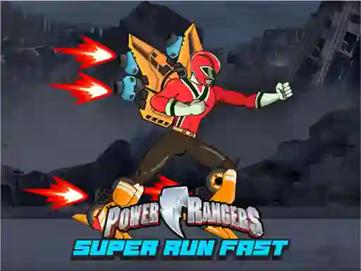 Juego Power Rangers Super Run Fast en línea