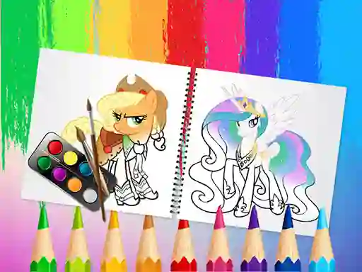 Juego Sweet Pony Coloring Book en línea