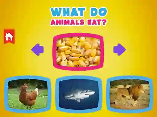 Juego What Do Animals Eat? en línea