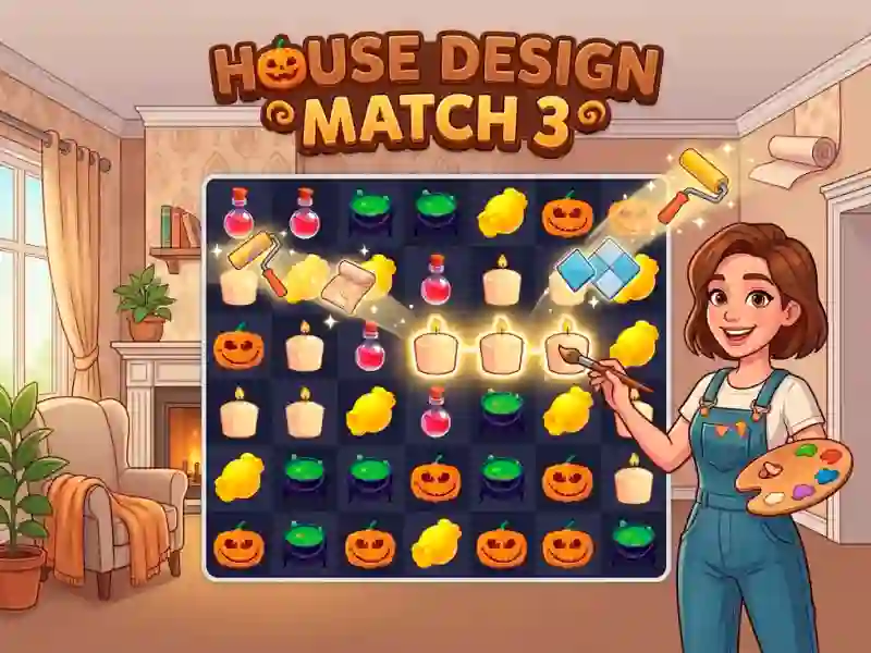 Juego House Design Match 3 en línea