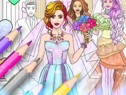 Juego Wedding Coloring Dress Up en línea