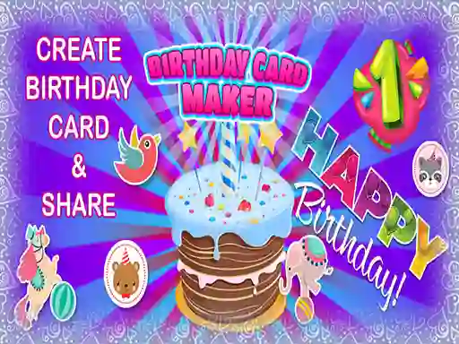 Juego Birthday Card Maker en línea