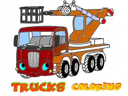 Juego Funny Trucks Coloring en línea