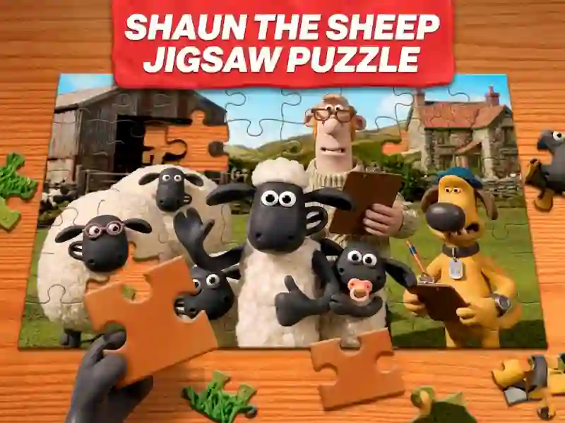 Juego Shaun the Sheep Jigsaw Puzzle en línea