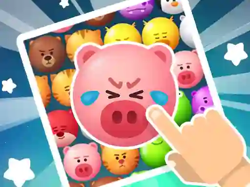 Juego Crazy Zoo Swipe Match 3 Puzzle en línea