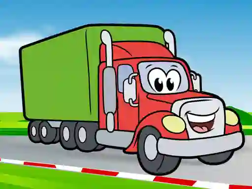 Juego Happy Trucks Coloring en línea