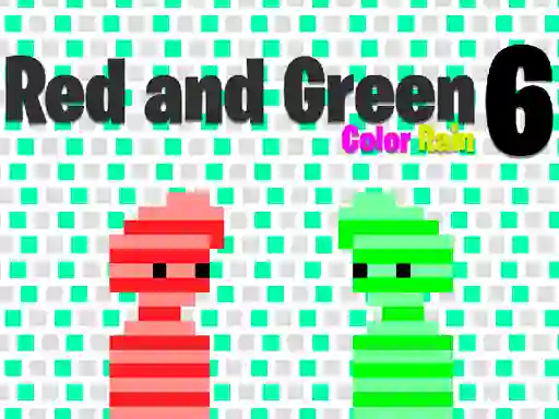 Juego Red and Green 6 Color Rain en línea