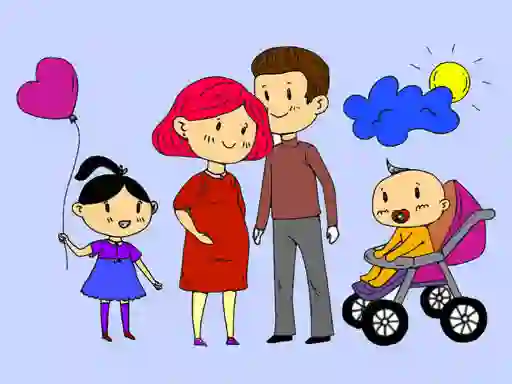 Juego Happy Family Coloring Book en línea