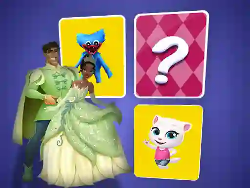 Juego The Princess and the Frog Memory Card Match en línea
