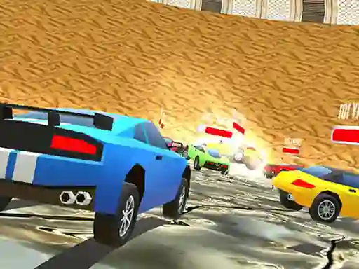 Juego Low Poly Smash Cars en línea