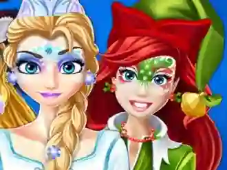 Juego Christmas Face Painting en línea