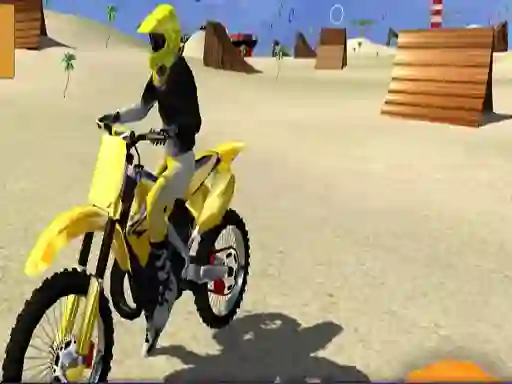 Juego Motor Cycle Beach Stunt en línea