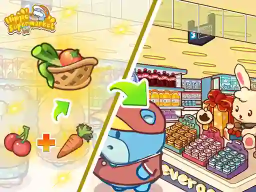Juego Hippo Supermarket en línea