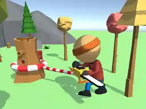 Juego Wood Man Cutter en línea