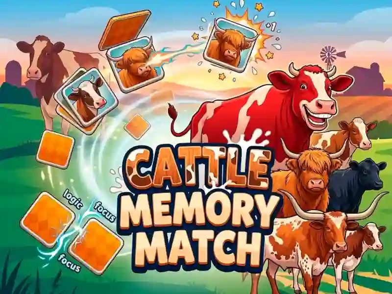 Juego Cattle Memory Match en línea