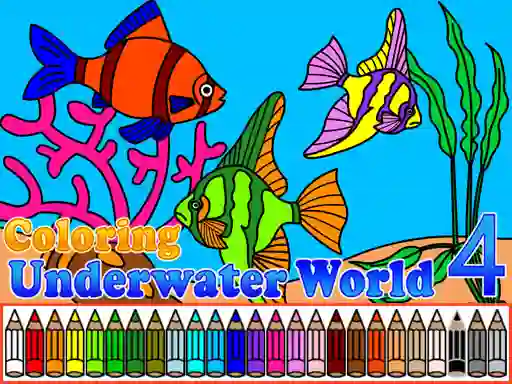 Juego Coloring Underwater World 4 en línea