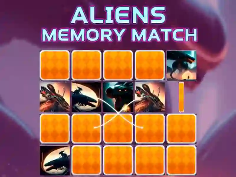 Juego Aliens Memory Match en línea