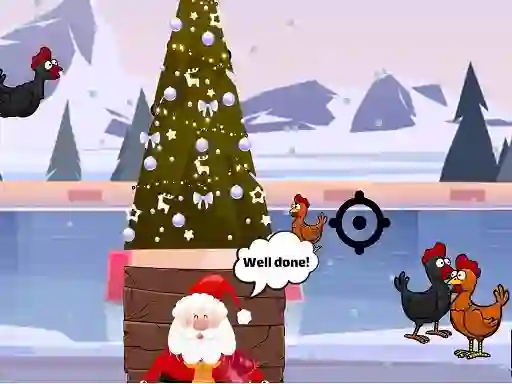 Juego Christmas Chicken Shoot en línea