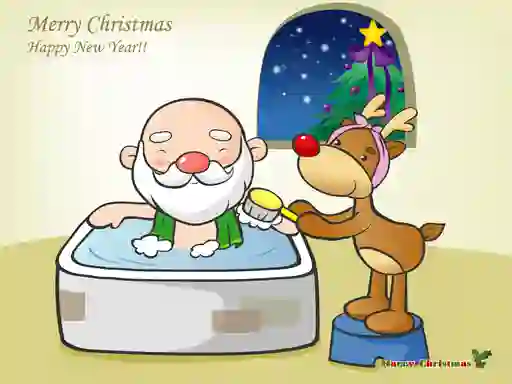 Juego Funny Christmas Puzzle en línea