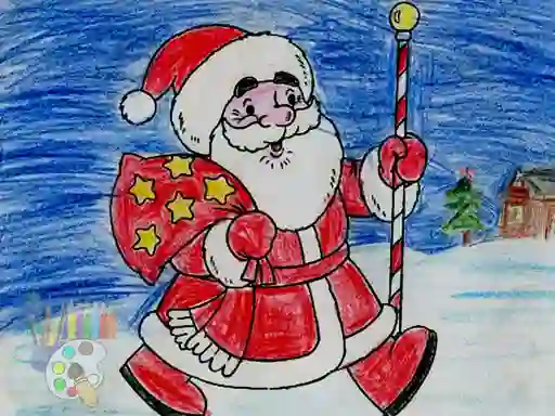 Juego Santa Claus Coloring en línea