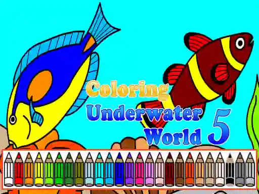 Juego Coloring Underwater World 5 en línea