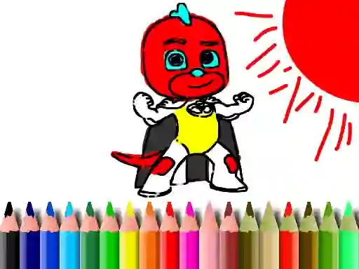 Juego Back To School: Mask Boy Coloring en línea