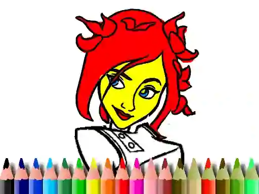 Juego Back To School: Cute Girl Coloring en línea