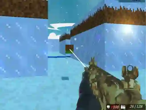 Juego Blocky Swat Shooting Iceworld Multiplayer en línea