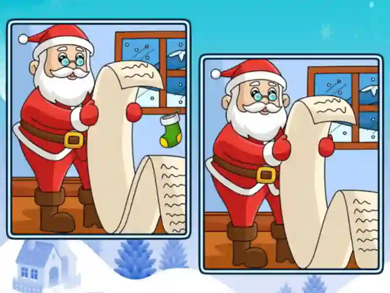 Juego Christmas Spot the Difference en línea