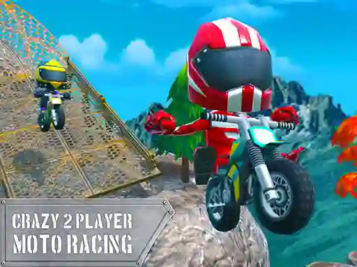 Juego Crazy 2 Player Moto Racing en línea