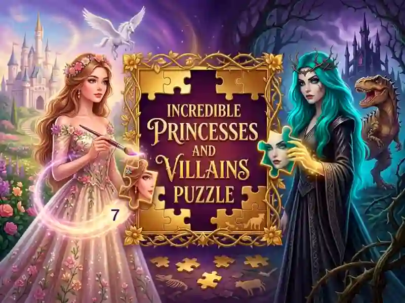 Juego Incredible Princesses and Villains Puzzle en línea